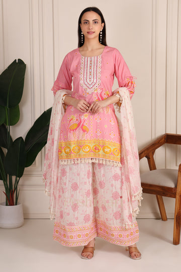 Pink Poetry Suit Set