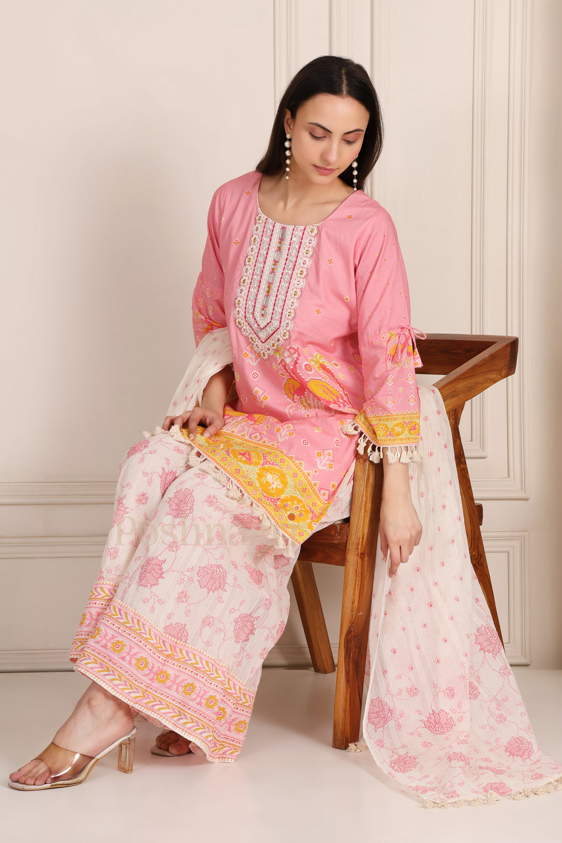 Pink Poetry Suit Set