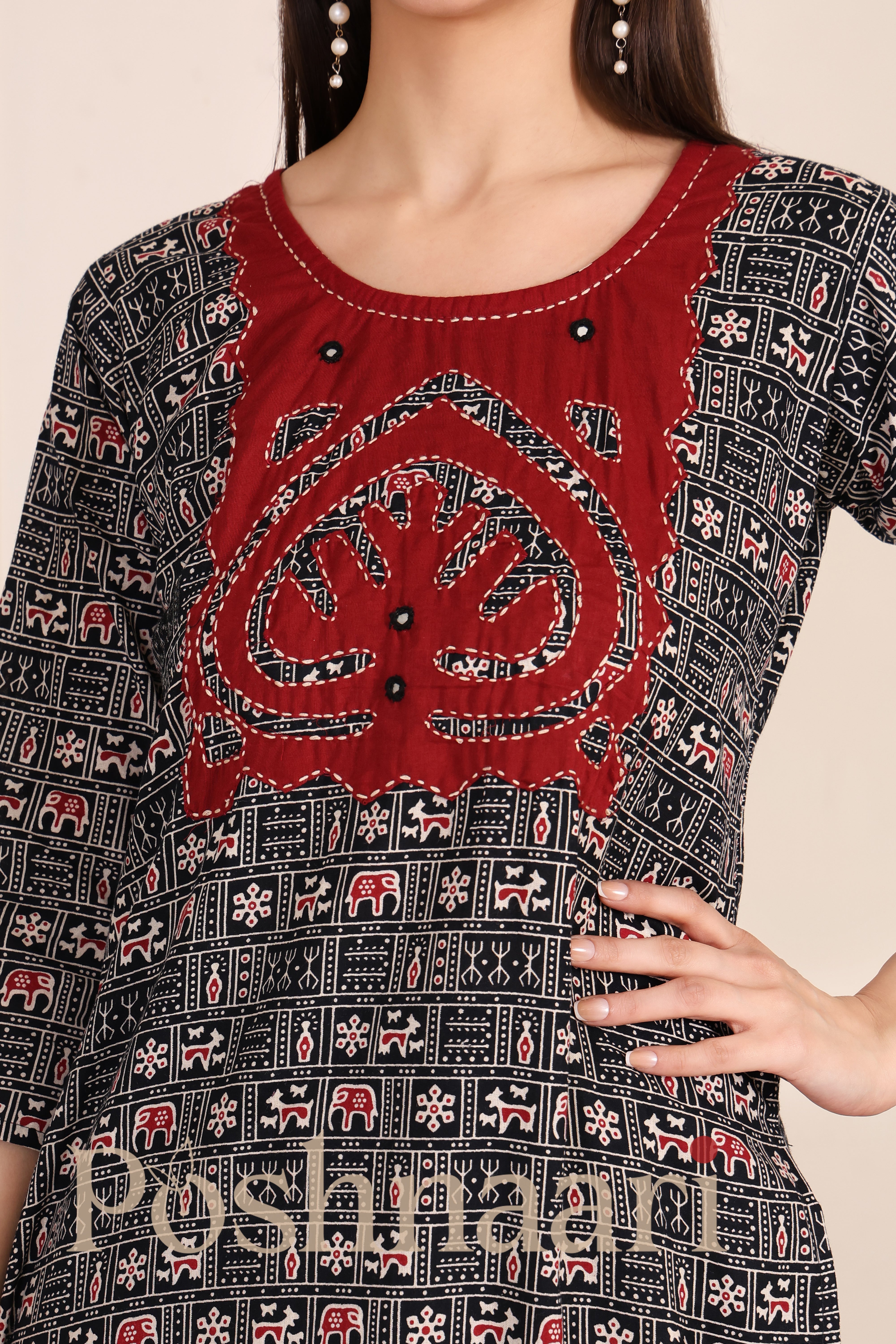 Autumn Blossom Kurti Set