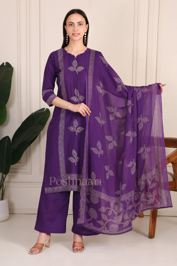 Royal Amethyst Suit Set