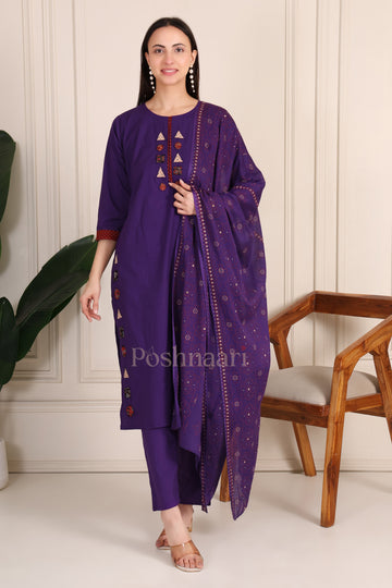Indigo Rani Suit Set
