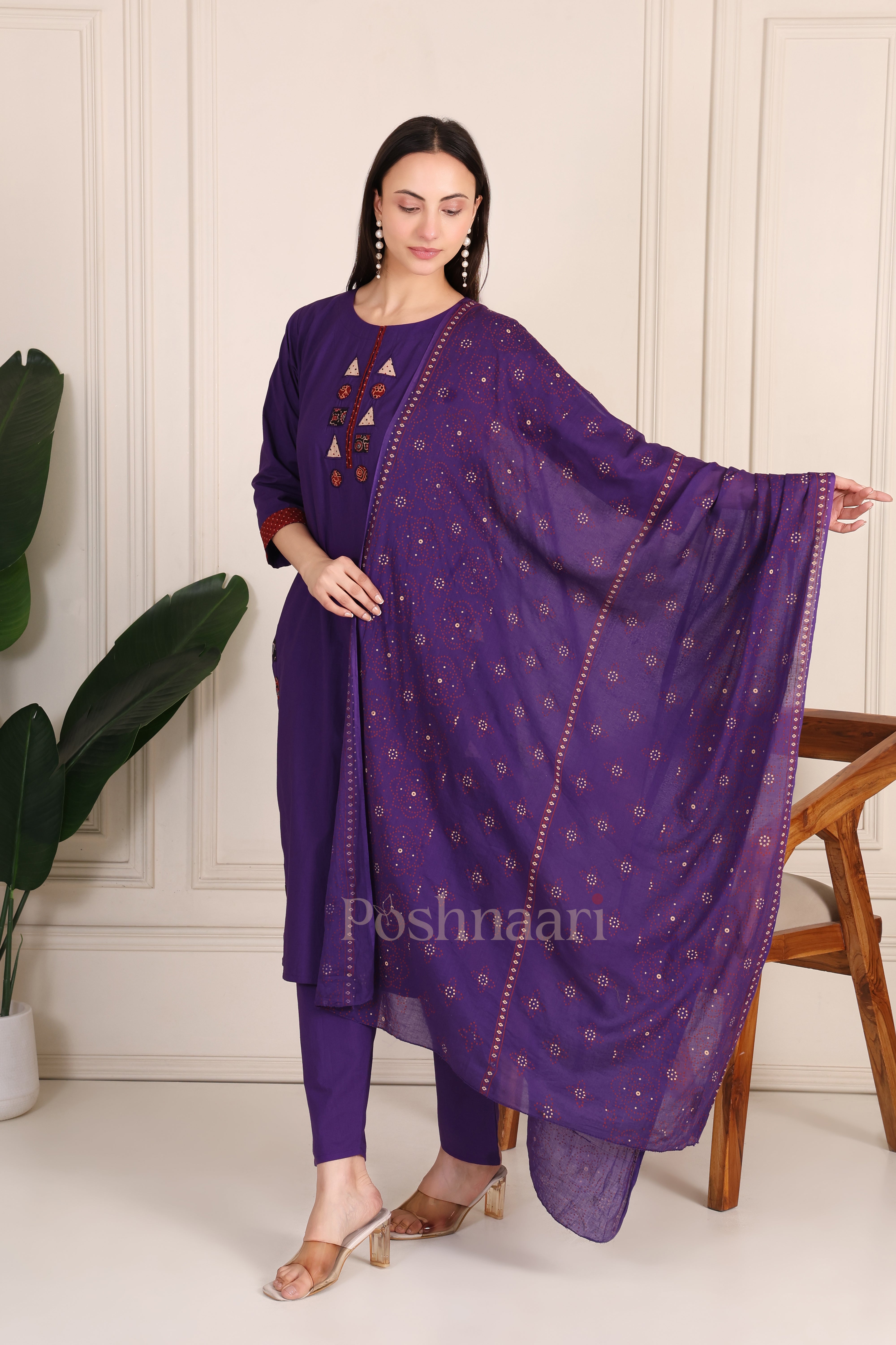 Indigo Rani Suit Set
