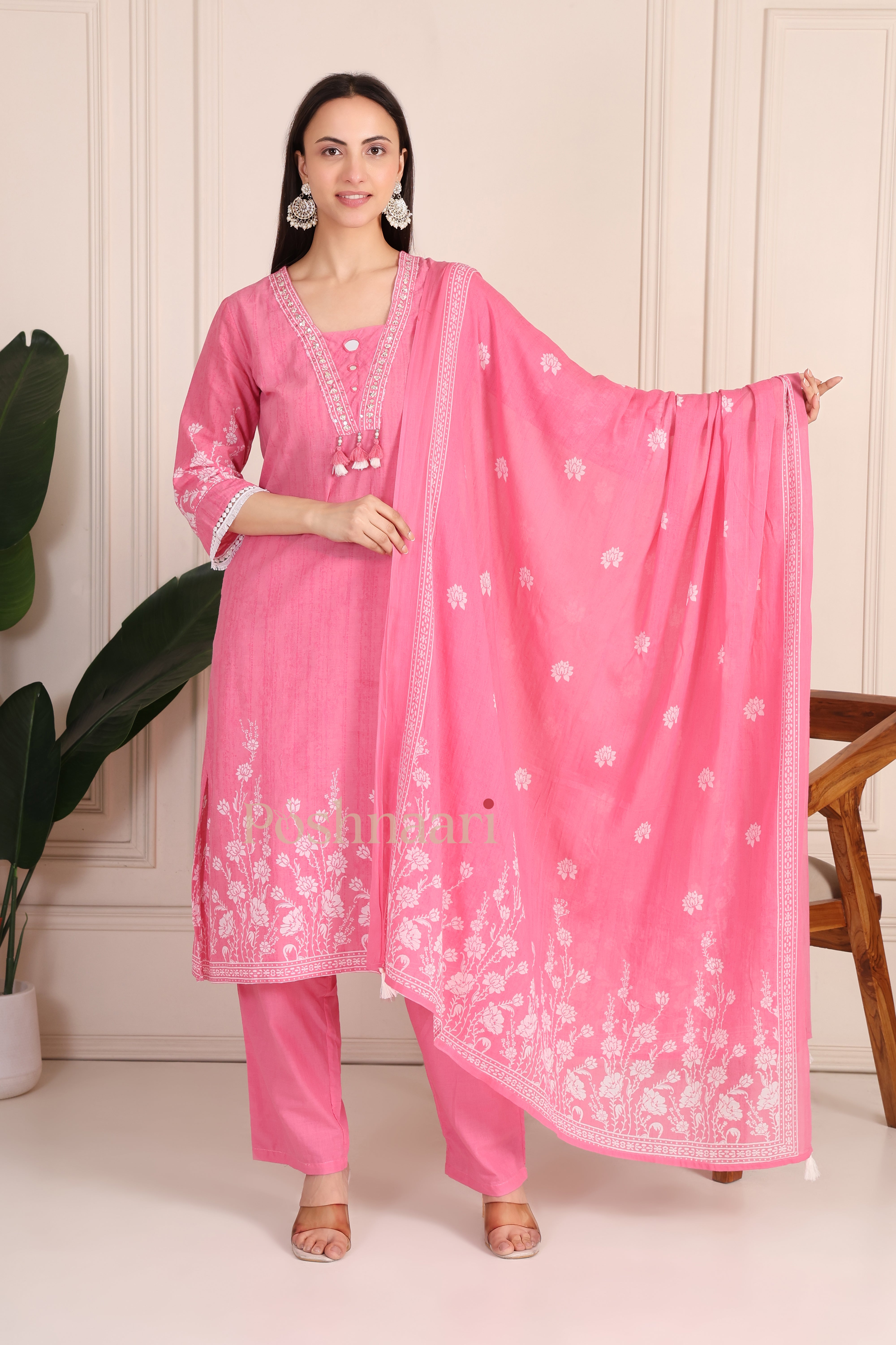Rosé Petal Suit Set
