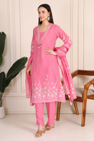 Rosé Petal Suit Set