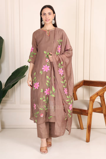 Cocoa Bloom Suit Set