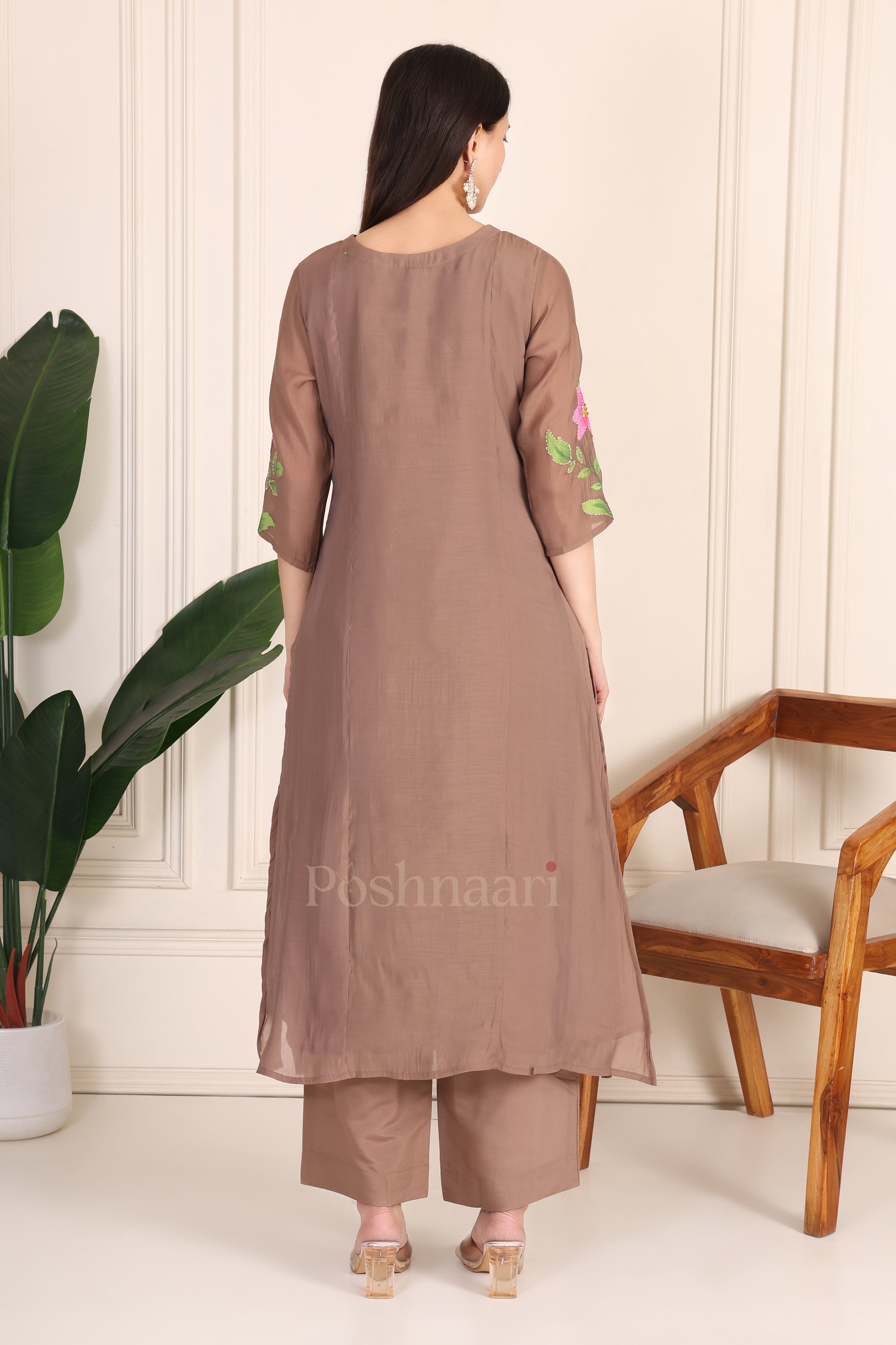 Cocoa Bloom Suit Set