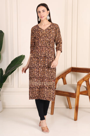 Earthsong Kalamkari Kurti