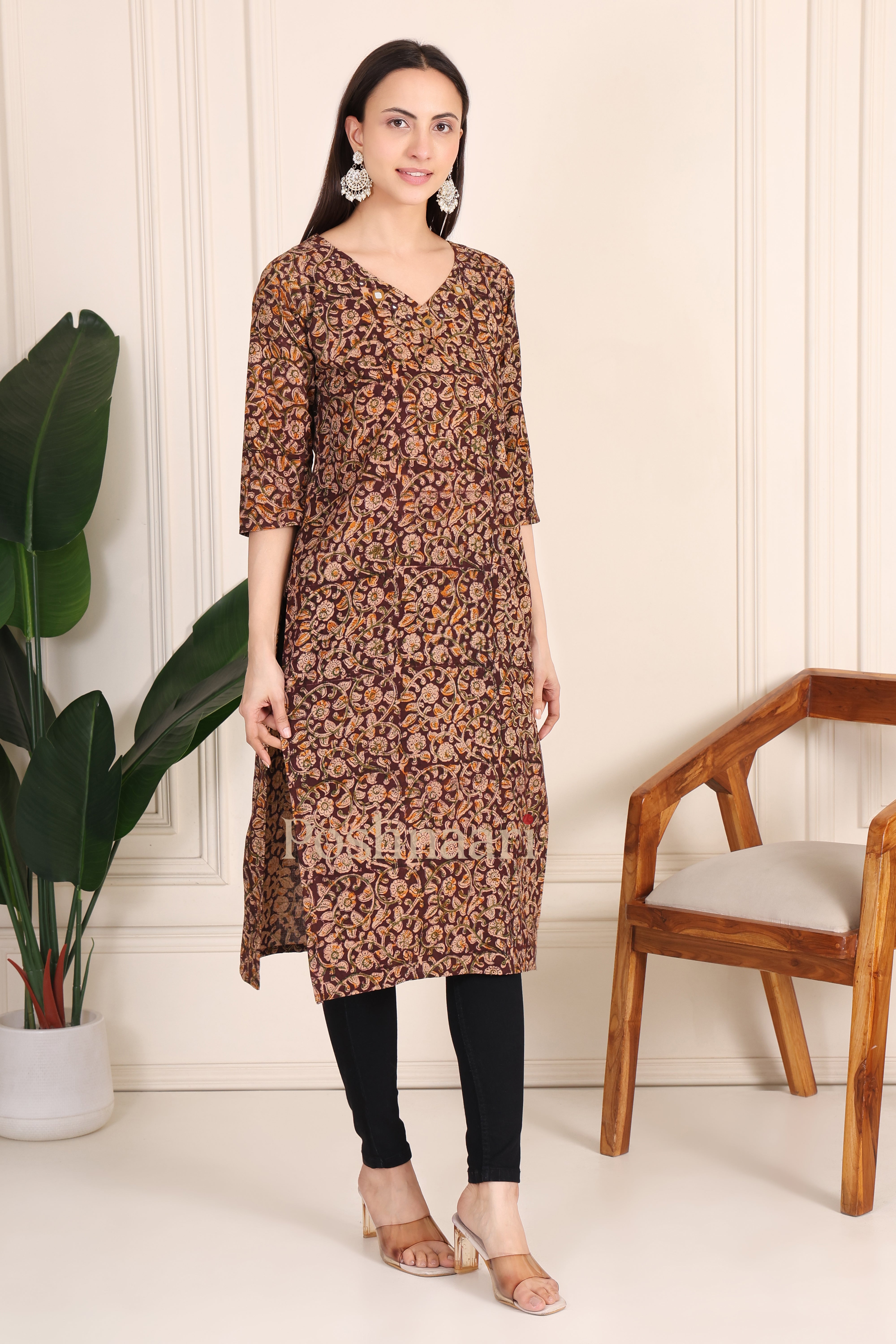 Earthsong Kalamkari Kurti