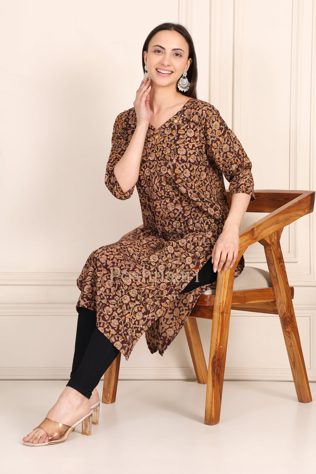 Earthsong Kalamkari Kurti