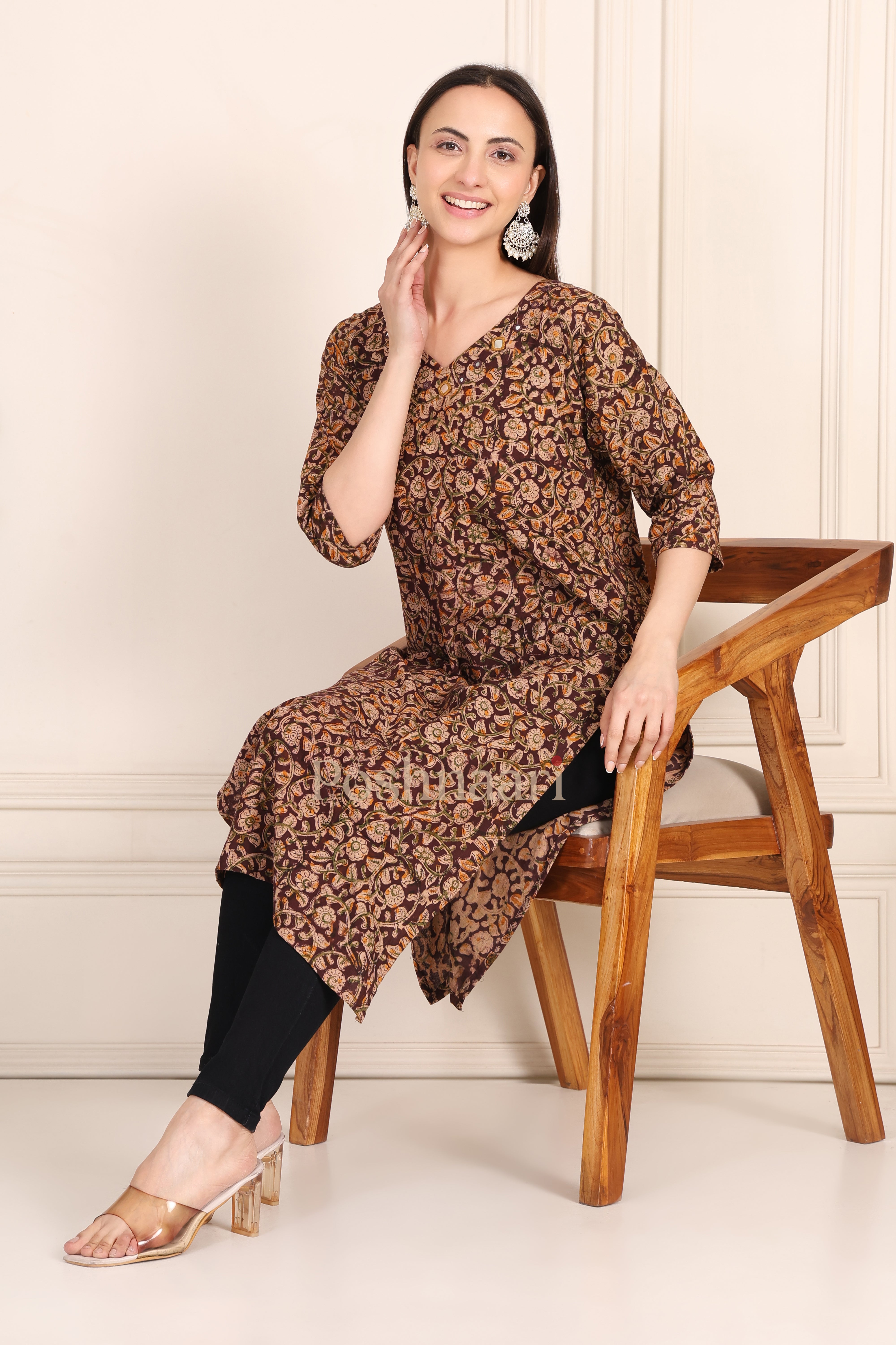 Earthsong Kalamkari Kurti
